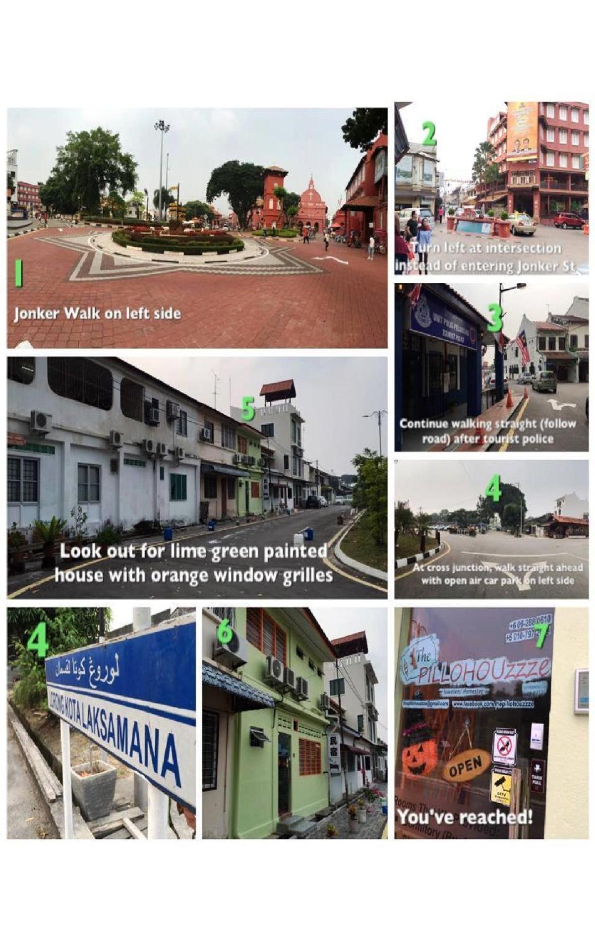 The Pillohouzzze Hotell Malacca Exteriör bild